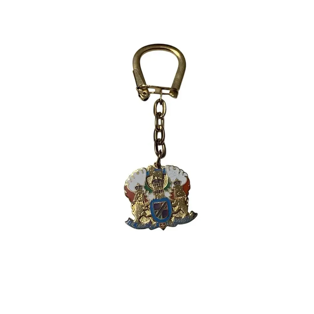 The Order Of The Troubadours Gold Tone‎ Keychain